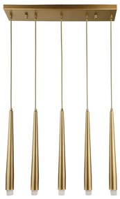 Závesné svietidlo v zlatej farbe Agusta – Squid Lighting