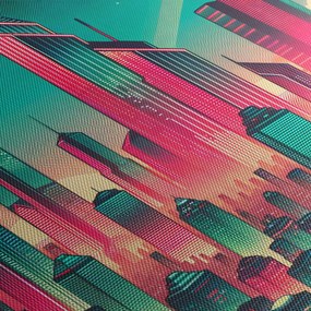 Obraz – Veľkomesto v pop-art štýle (70x50 cm)
