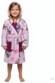 Dievčenský župan s kapucňou Labková patrola - Paw Patrol, EU 116 Fialová