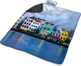 Sablio Plážová deka Domčeky pri mori: 200x140 cm