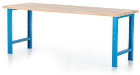 Dielenský stôl Basic 220 x 80 cm, modrá