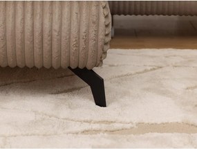 Hnedá menčestrová rohová pohovka (ľavý roh/do L) Marbeya – Ropez