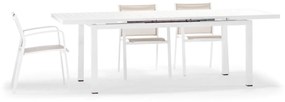 LIPARI rozkladací stôl white