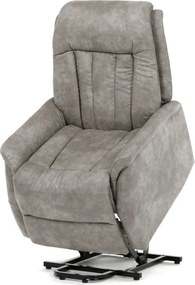 Polohovacie kreslo sivé, elektrické TV-Q8575 GREY3