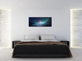 Obraz - Hviezdy a hmlovina (120x50 cm)