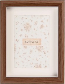 Hnedý drevený fotorámik Baltini - 12*4*17 cm / 10*15 cm