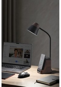 Immax 08999L - LED+CCT stmievateľná stolná lampa s bezdrôtovým nabíjaním QI IDEAL LED/8W/230V hnedá