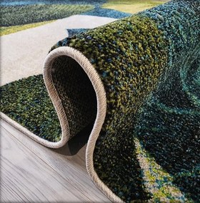 Koberec Green Garden 747 s motívom listov – viacfarebný Rozmer: 80x150 cm
