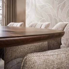 Jedálenský stôl 55-93 Central 180x90cm Masív Drevo Acacia  - Komfort-nábytok