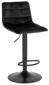 Dizajnová barová stolička Dominik čierna