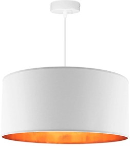 Závesné svietidlo Shade, 1x textilné tienidlo (výber zo 4 farieb), (výber z 3 farieb konštrukcie), (fi 44cm), g