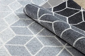 Koberec HEOS 78590 krém / strieborný / antracit CUBE KOCKA