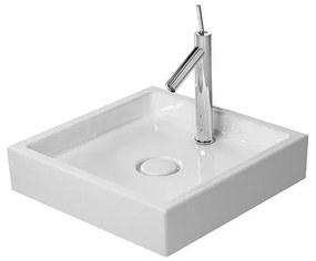 DURAVIT Starck 1 umývadlová misa bez otvoru, bez prepadu, brúsená, 470 mm x 470 mm, 0387470028