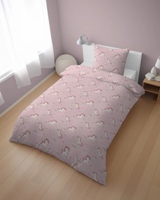 Posteľná obliečka Jednorožec 140x200/70x80 cm – 100 % bavlna