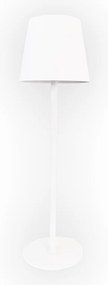 Stolná lampa Toscana, 1x biele PVC tienidlo, w