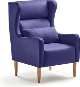 Kreslo LUCKY, čalúnenie Medley, modrofialová