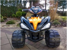 LEAN CARS Nabíjacia štvorkolka s veľkými kolesami čierna