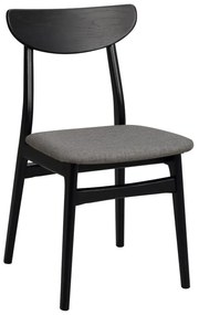 Čierne jedálenské stoličky v súprave 2 ks Rodham - Rowico