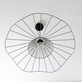 Brilagi - LED luster na lanku CERIA WIRE 1xE27/40W/230V priemer 80 cm čierna