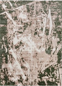 TA Koberec N039A BÉŽOVÁ/D_ZELENÁ ASTHANE Rozmer: 80x150 cm