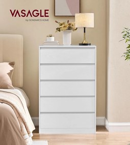 Komoda Vasagle Kailyn 60 cm bílá