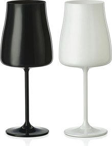 Crystalex poháre na víno Black White 400 ml 2 ks
