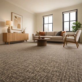 Spoltex 70x500 cm Koberec metráž Optik 16 šedobéžová, šíře, šedá, filc, chodba / predsieň