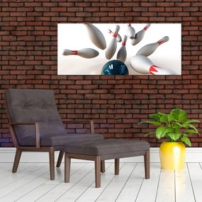 Obraz - Bowling (120x50 cm)