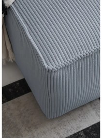 Svetlosivá menčestrová rozkladacia rohová pohovka (ľavý roh) Brave Dave – Miuform