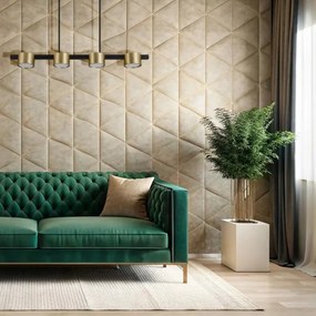 LED Luster na lanku MIRELLA 4xGX53/6W/230V zlatá/čierna