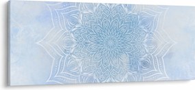 Obraz - Zimná mandala (120x50 cm)