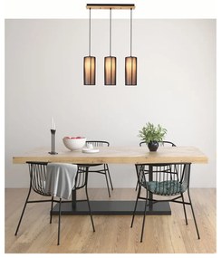 Závesné svietidlo s textilným tienidlom Kioto – Candellux Lighting