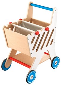 Playtive Drevený nákupný vozík/stôl na líčenie/pracovný stôl (nákupný vozík)  (100336706)