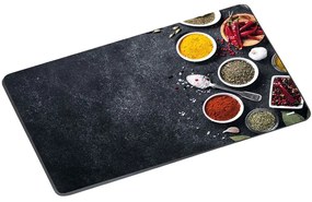 Sklenené krájacie dosky SPICES 29,5x19 cm čierne