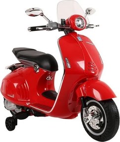 LEAN CARS Vespa GTS 300 batériový skúter červený
