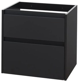 Mereo Mereo, Opto, kúpeľňová skrinka 61 cm, biela, dub, biela/dub, čierna, MER-CN940S