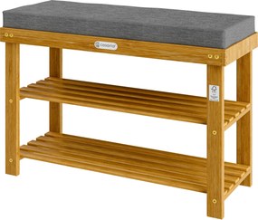 Botník se sedákem Jason 90 cm z masivu akácie