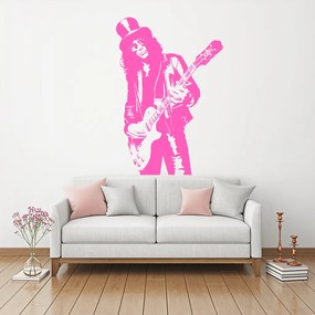 Veselá Stena Samolepka Slash Farba: růžová, Veľkosť: 80 x 55 cm