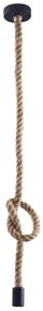 Luster na lanku ROPE 1xE27/12W/230V