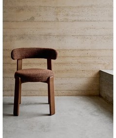 Hnedá jedálenská stolička z jaseňového dreva Granite – Kave Home