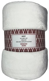 Deka Nest Super Soft biela 200x220 Merkury Home