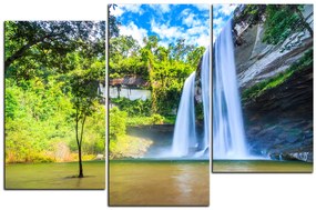 Obraz na plátne - Huai Luang vodopád 1228C (105x70 cm)