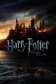 Plagát, Obraz - Harry Potter and the Deadly Hallows: Part 2 - Burning Hogwarts, (80 x 120 cm)