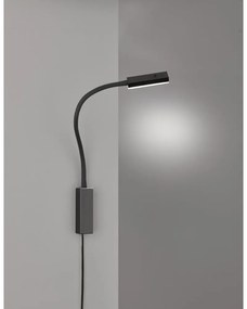 Čierne kovové LED stmievateľné bodové svietidlo Raik – Fischer &amp; Honsel