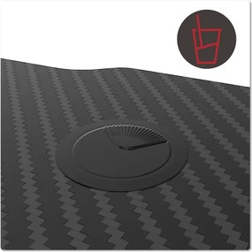 Herný stôl SHADOW GAMER 1.0 s podložkou pod myš