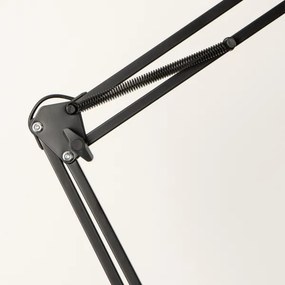 BRILAGI - Flexibilná stojacia lampa TASKER 1xE27/60W/230V 184 cm čierna