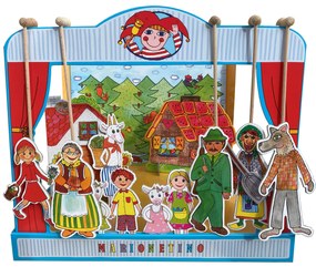 MARIONETINO Divadlo pre deti Trojrozprávka Červená čiapočka