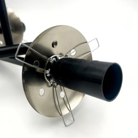 Prisadený luster MALENA 3xE14/5W/230V čierna/dymová