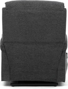 Polohovacie kreslo sivé, elektrické TV-S8348 GREY2