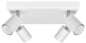 LED Bodové svietidlo TUNE 4xGU10/4,8W/230V biela